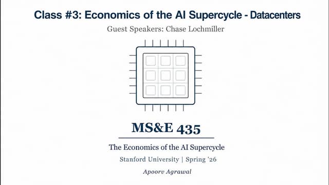 Class #3 — MS&E 435: Economics of the AI Supercycle (Apoorv Agrawal × Chase Lochmiller)
