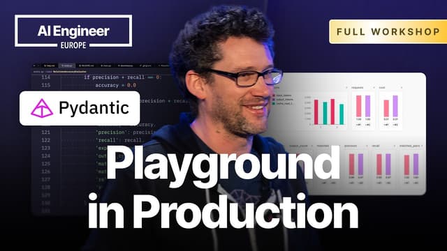 Playground in Prod: Optimising Agents in Production Environments — Samuel Colvin, Pydantic (AI Engineer Code Summit)