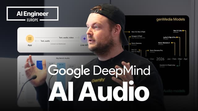 From Transcription to Live Music: Gemini's Audio Stack — Thor Schaeff, Google DeepMind